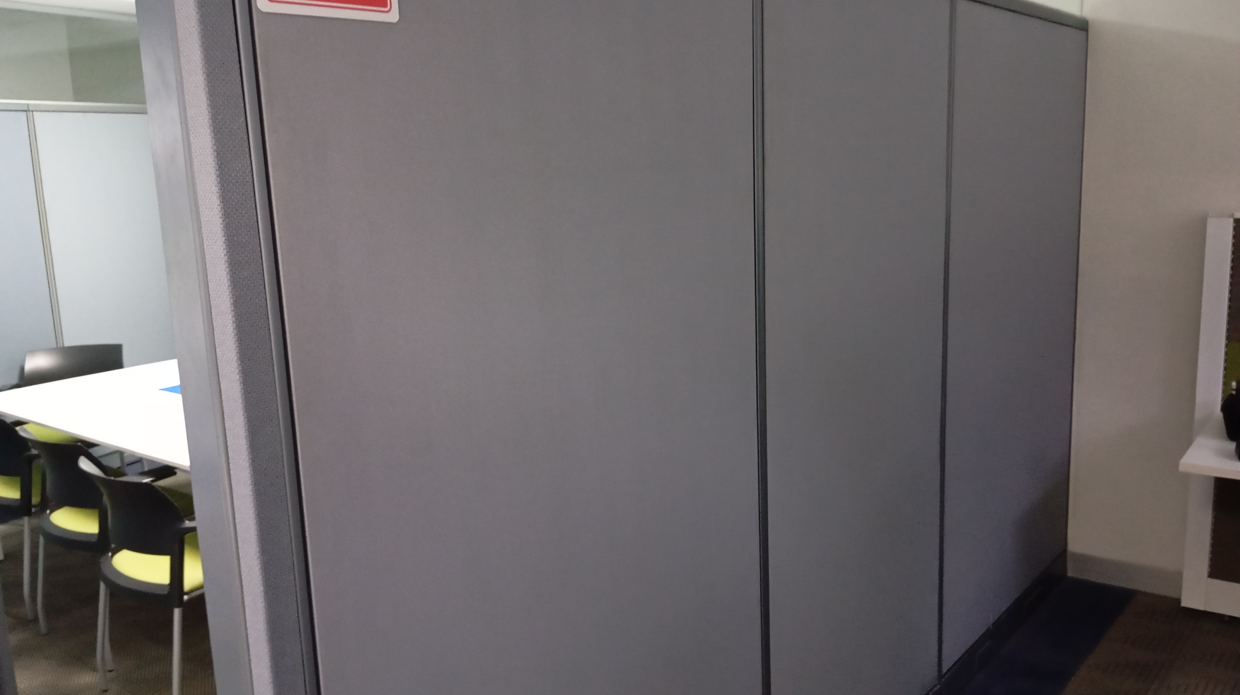 Área de trabajo después de la limpieza